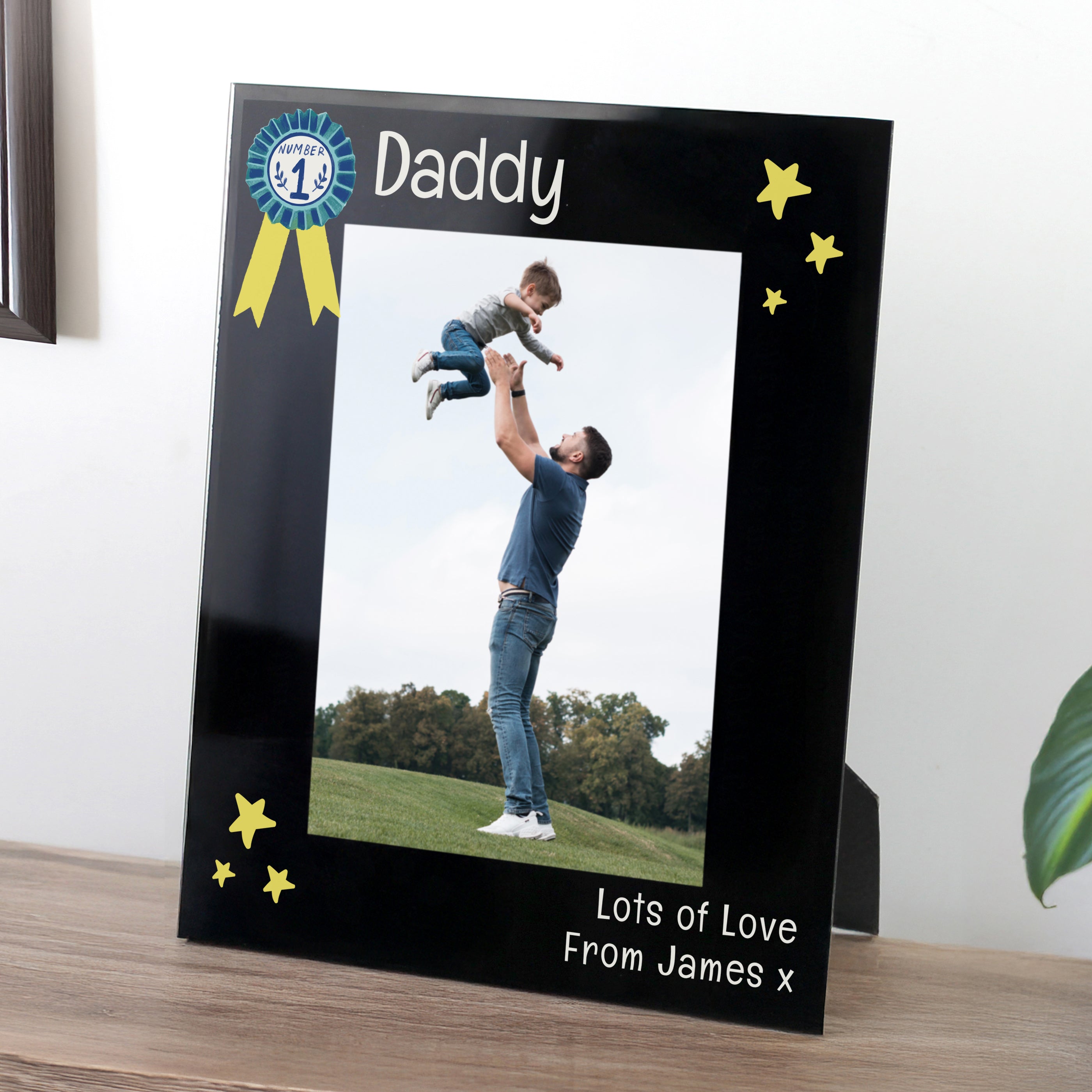 Personalised Photo Frame - Daddy no 1