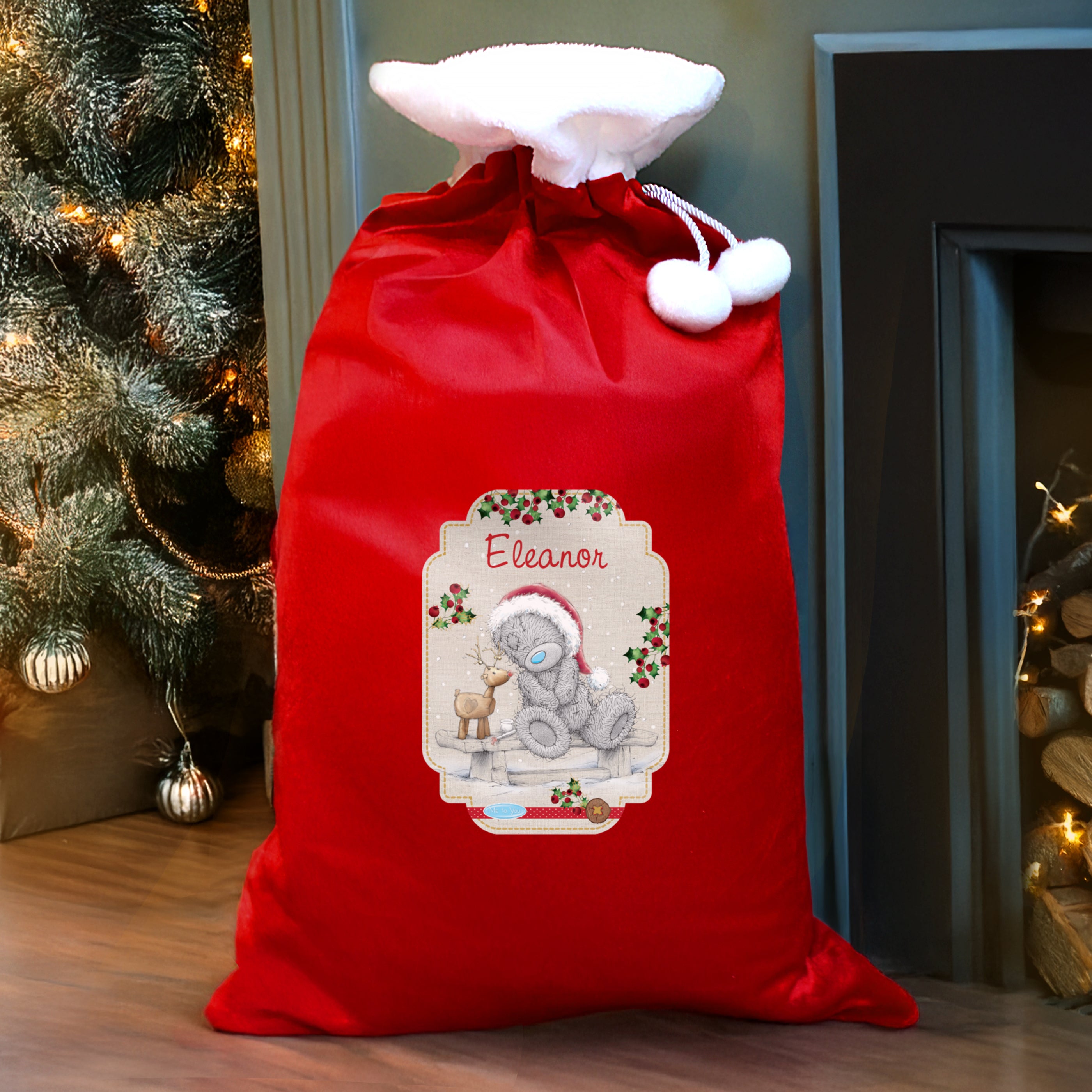 Case Sensitive Personalised Name Me to You Christmas Sack