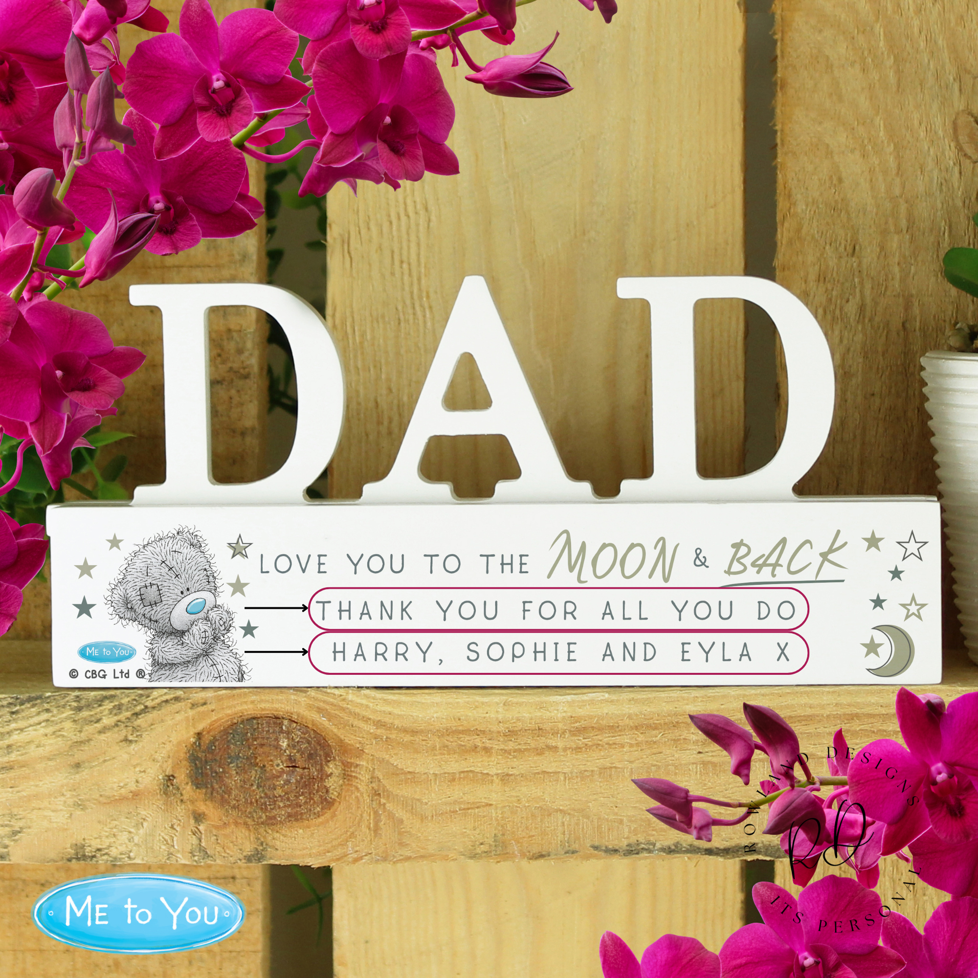 Heartfelt wooden keepsake gift for Father’s Day