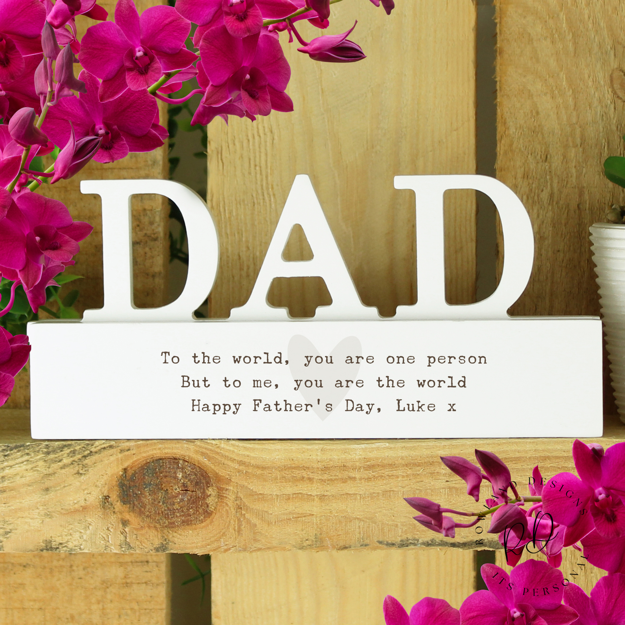 Thoughtful handmade wooden keepsake gift for Father’s Day