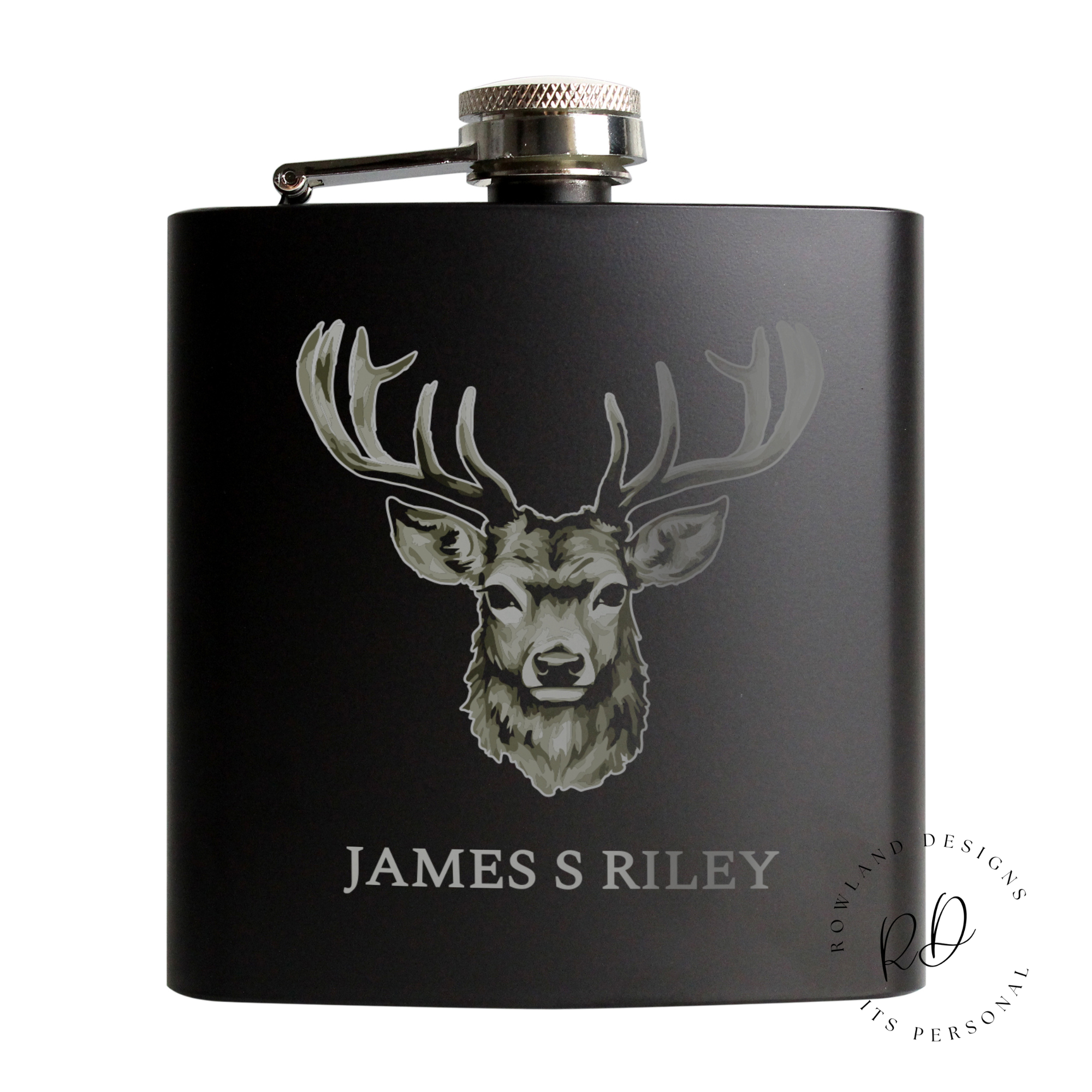 Luxury engraved hip flask – the perfect Father's Day gift.