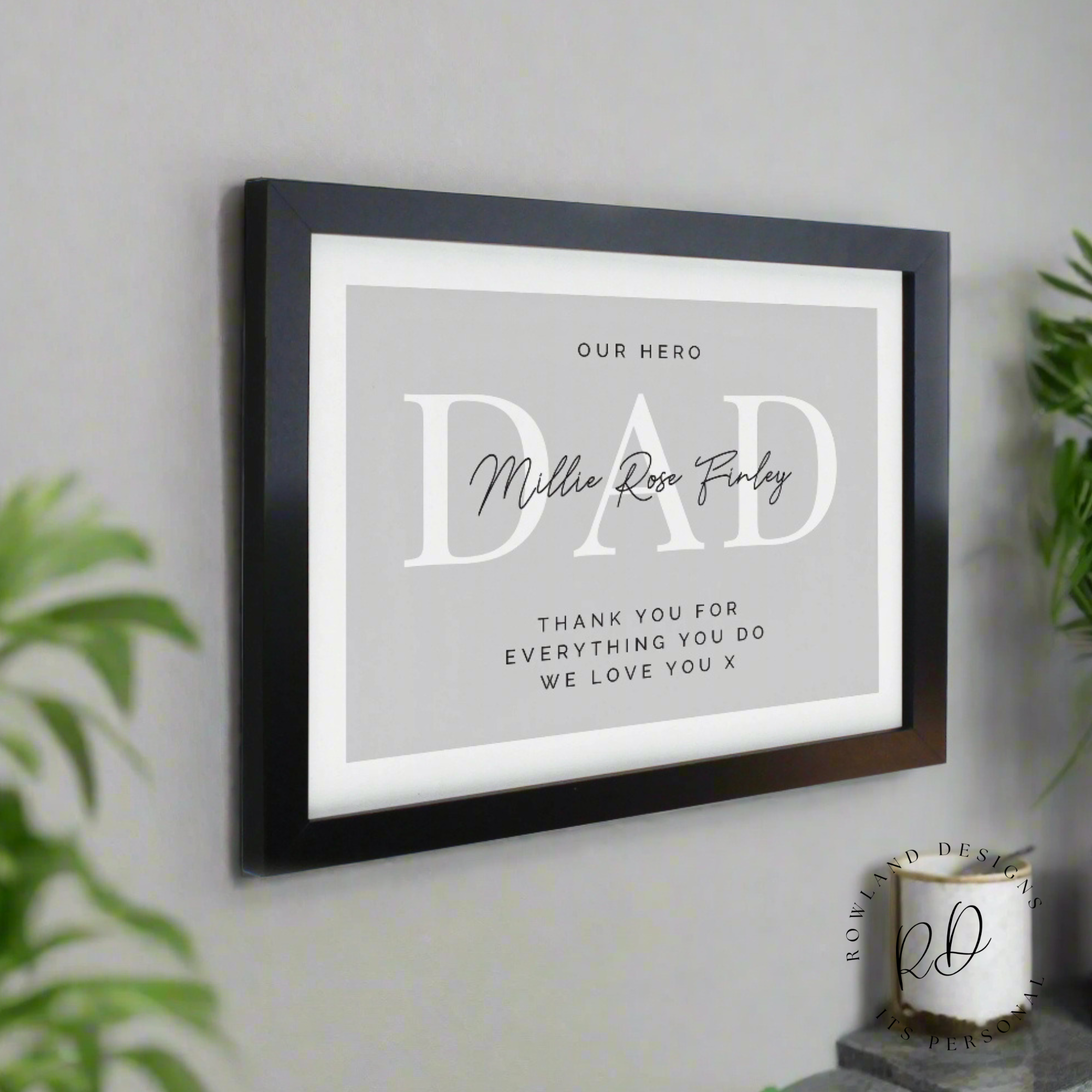 Custom frame gift for birthdays, Christmas, and Valentine’s