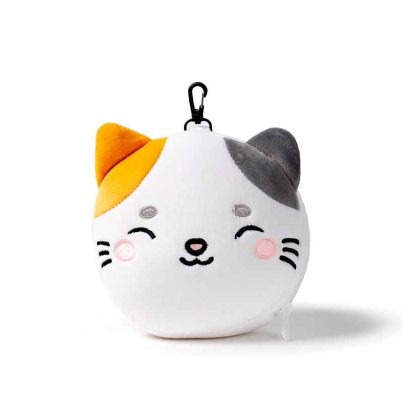 Relaxeazzz cushion next to packaging for gifting presentation