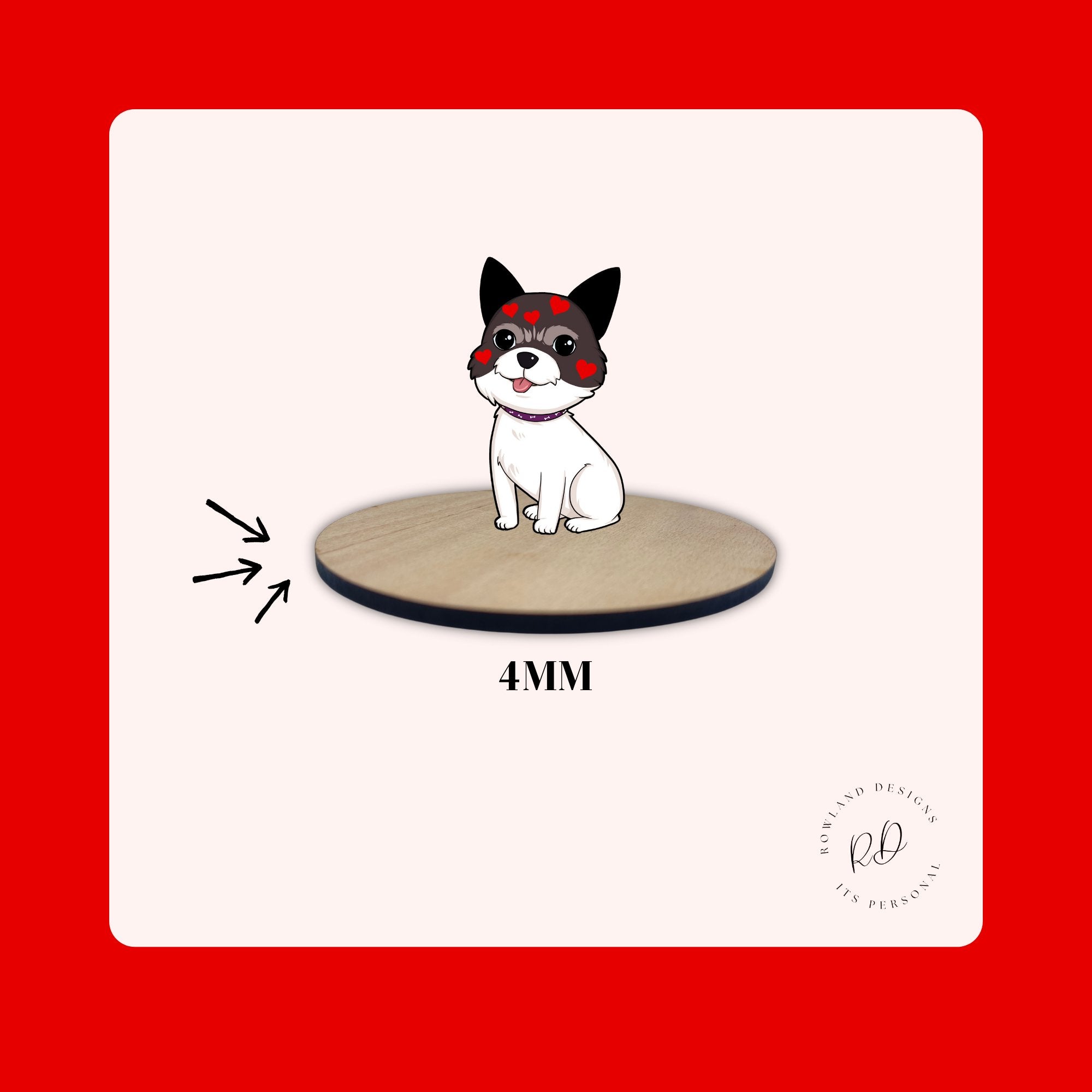 4mm thick wood, cherry venner