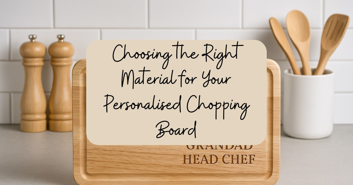 Choosing the Right Material for Your Personalised Chopping Board