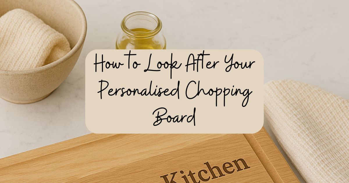 How to Look After Your Personalised Chopping Board
