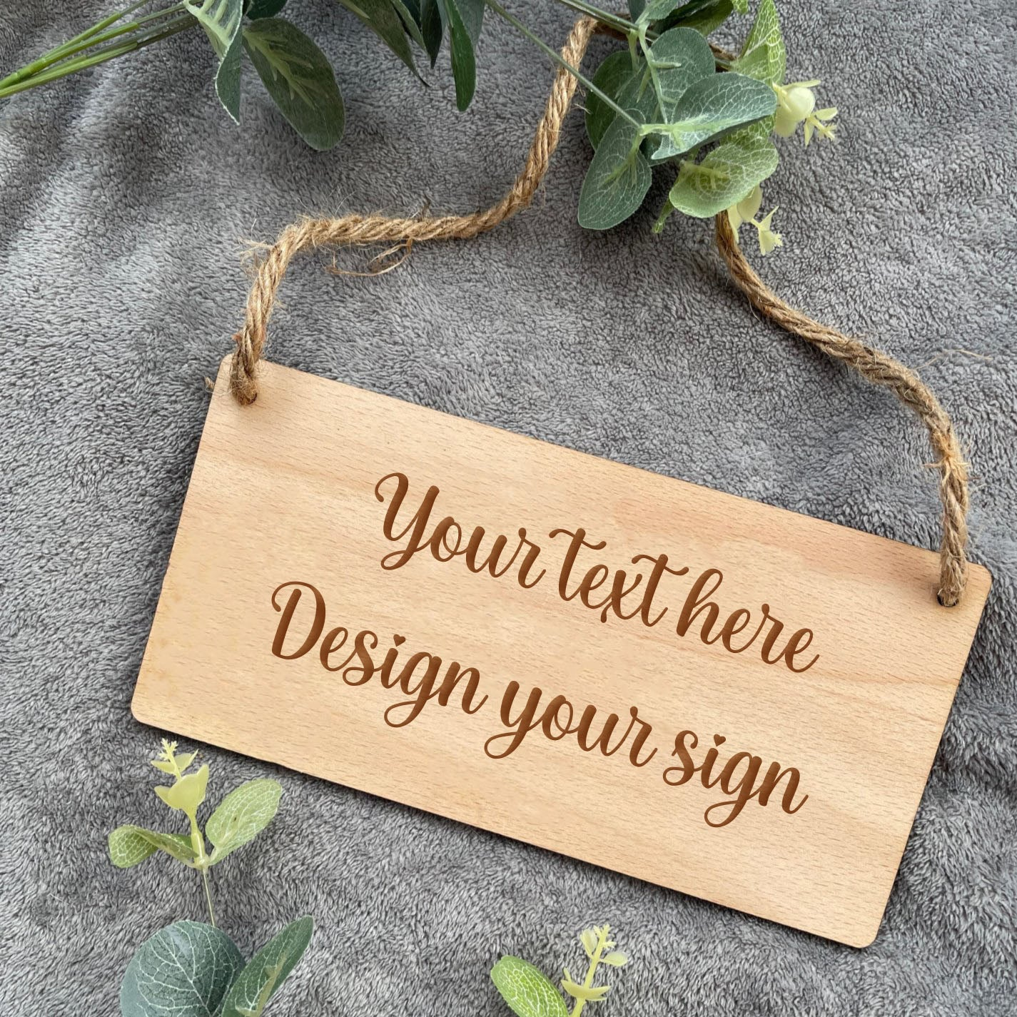 Personalised sign 