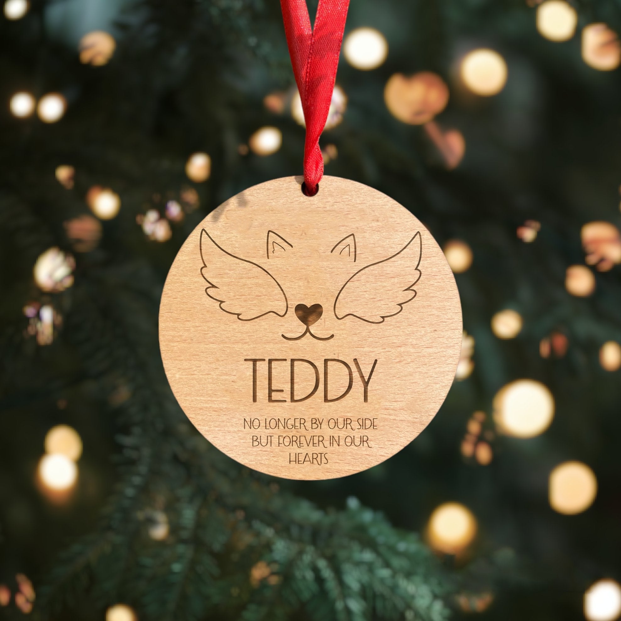 TEDDY - DOG MEMORIAL BAUBLE 
