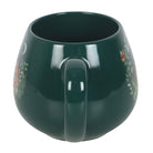 Ceramic coffee cup with forest fox illustration