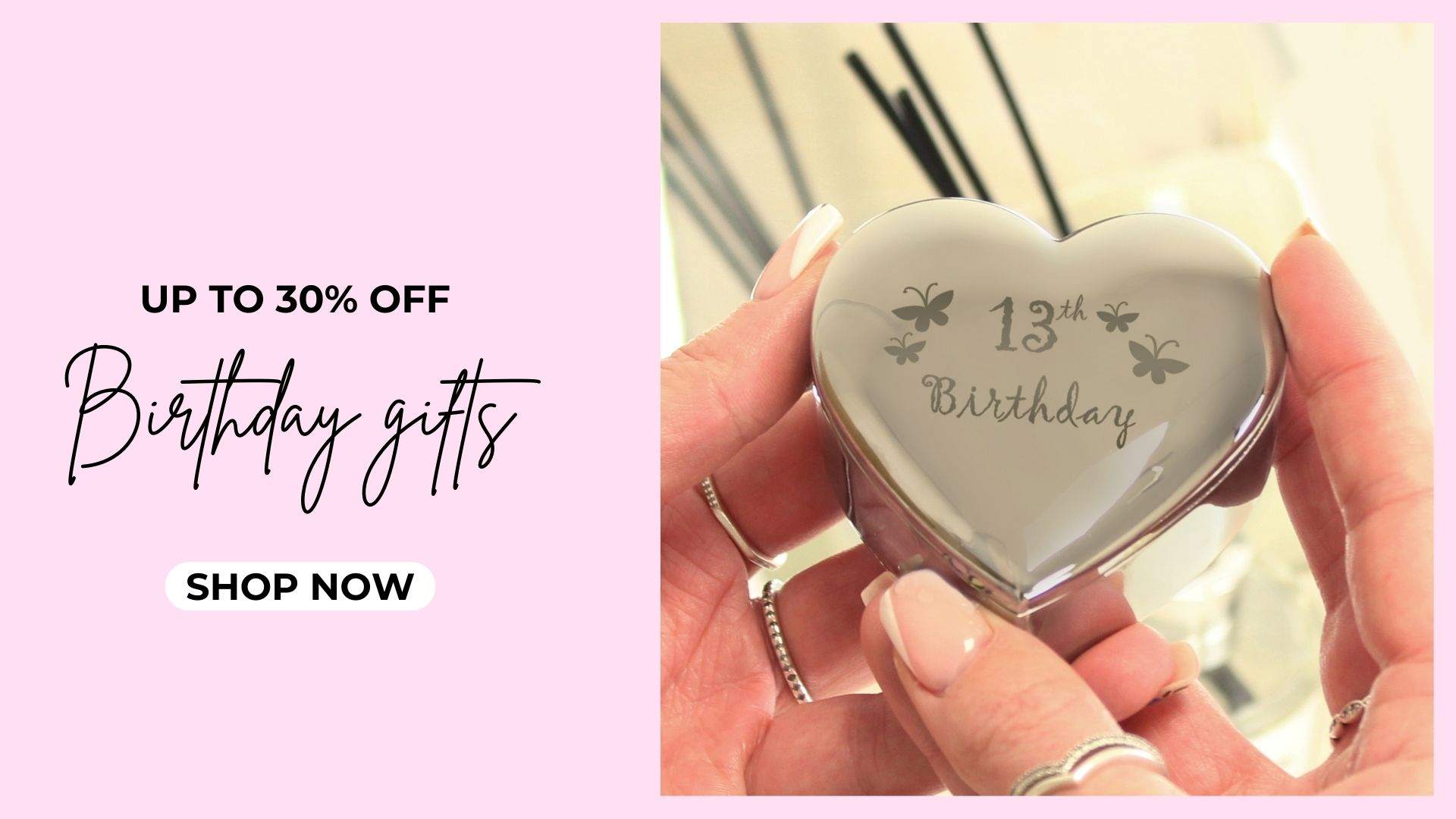 30% off birthday gifts 