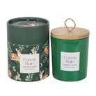 Foresi Rain scented candle with decorative packaging on a white background