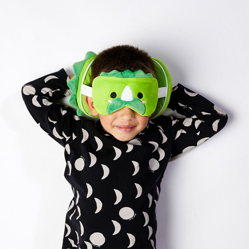 Relaxeazzz travel cushion  being worn 