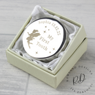Personalised fairy tooth box gift for newborn or christening