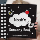 Newborn baby gift book with personalised message