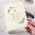 Floral Cross 6x4 Christening keepsake album

