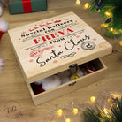 Christmas Eve Box for Little One Fixed Text UPPERCASE Name Personalisation