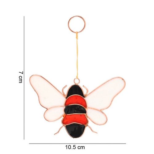 Decorative bee suncatcher perfect for home and garden decor.