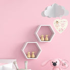 Fairy princess personalised wooden heart decoration for children