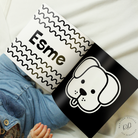 High contrast baby book for newborns personalised