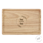 Home Sweet Home wooden chopping board showcasing the elegant design and high-quality craftsmanship, perfect for new homeowners.