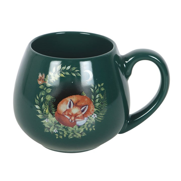 Nature themed fox mug 