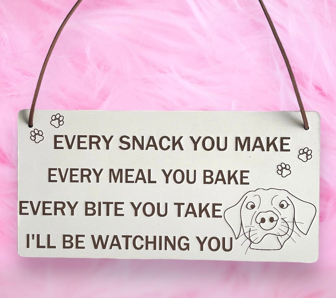 recision-Crafted Dog Enthusiast's Gift Meticulously designed and engraved, this sign resonates with the hearts of dog lovers, celebrating the playful bond.