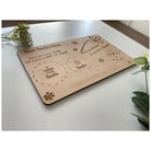 A Santa tray, also called a Christmas treat board, ready for a festive display.